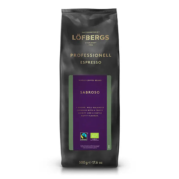 Sabroso Löfbergs Espresso, 8 x 500 g