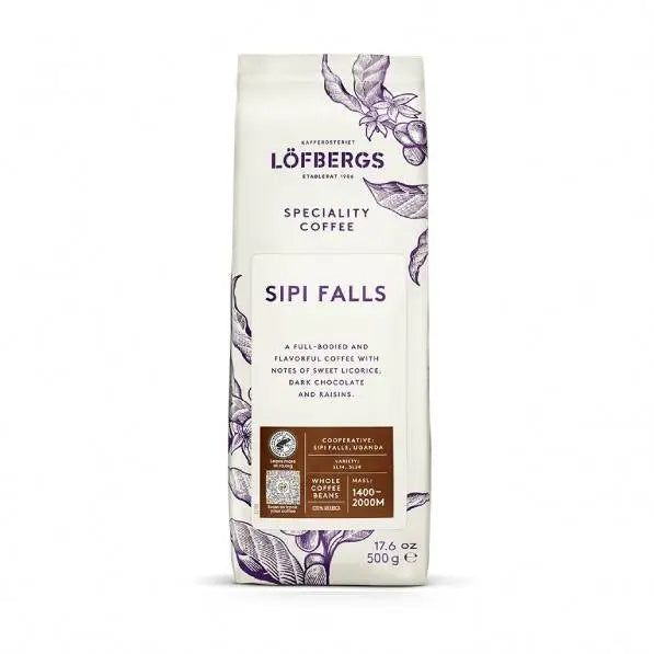 Löfbergs Sipi Falls Hela Bönor 8x500g